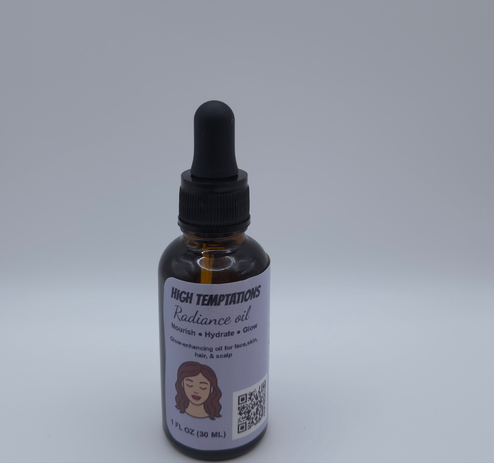🌸 High Temptations Radiance Oil – Nourishing Face, Hair & Skin Blend