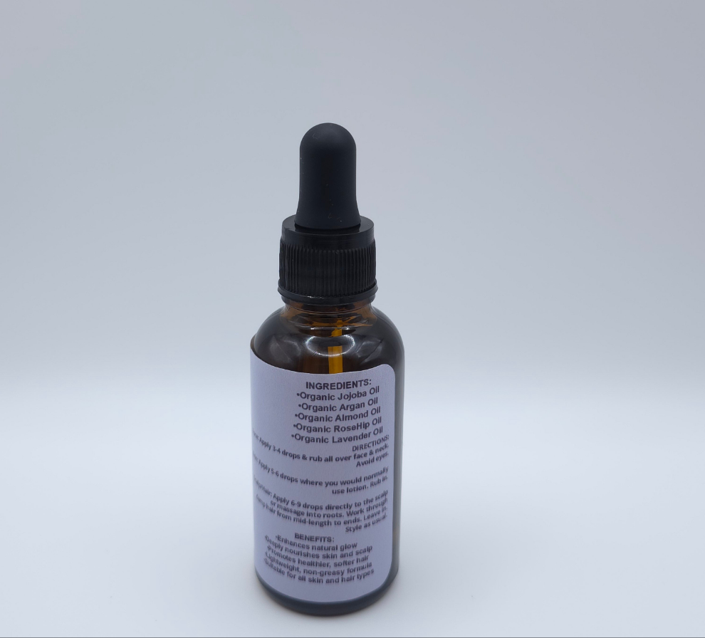 🌸 High Temptations Radiance Oil – Nourishing Face, Hair & Skin Blend