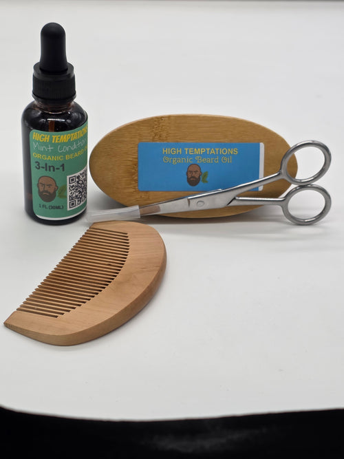 High Temptations Oil & Essential Beard Kit